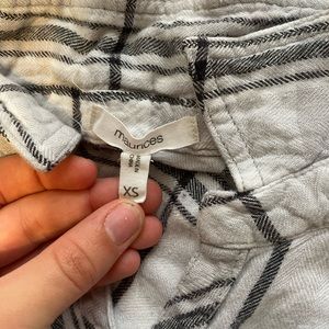 White and Grey Flannel